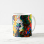 Mug arrière - plan artistique Abstrait. Texture chaude (Devant droit)