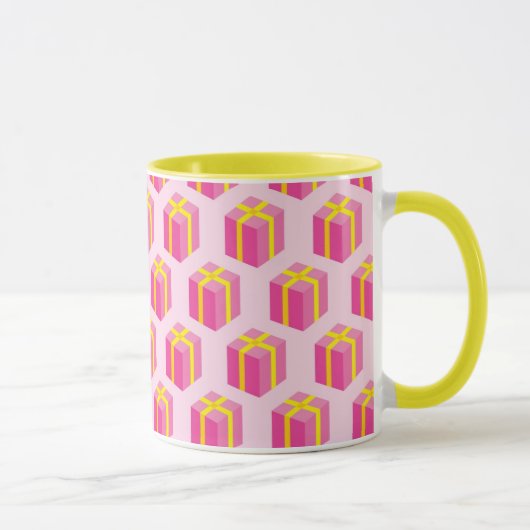 Mug Arrière - plan avec des cadeaux (Droite)