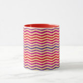 Mug Arrière - plan avec des rayures dans rétros 3 (Centre)