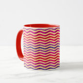 Mug Arrière - plan avec des rayures dans rétros 3 (Devant gauche)