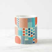 Mug Arrière - plan avec formes géométriques, modèle d' (Centre)