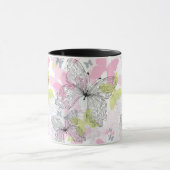 Mug Arrière - plan avec le papillon (Centre)