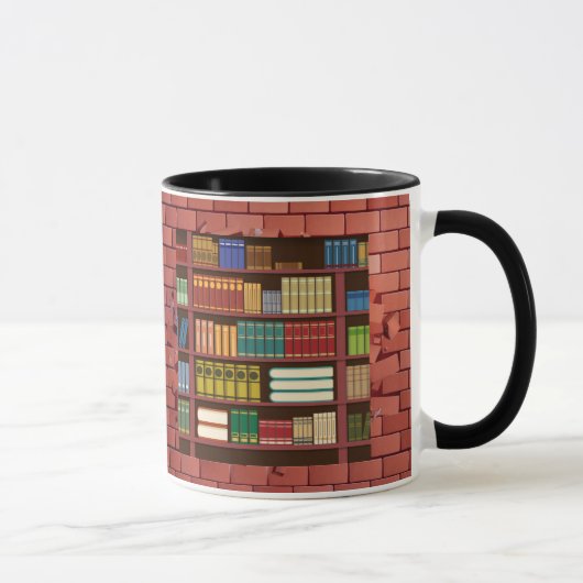Mug Arrière - plan coque de livre (Droite)
