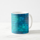 Mug arrière - plan créatif bleu Abstrait (Devant droit)
