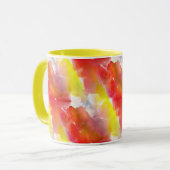 Mug Arrière - plan d'aquarelle de texture de (Devant gauche)