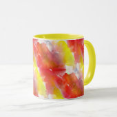 Mug Arrière - plan d'aquarelle de texture de (Devant droit)