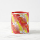 Mug Arrière - plan d'aquarelle de texture de (Centre)