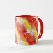 Mug Arrière - plan d'aquarelle de texture de (Devant droit)