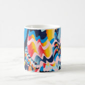 Mug arrière - plan d'art numérique (Centre)