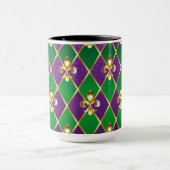 Mug Arrière - plan de bijoux Mardi Gras (Centre)
