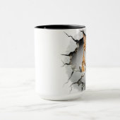 Mug Arrière - plan de chat mignon (Centre)