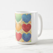 Mug Arrière - plan de coeur (Devant droit)