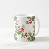 Mug Arrière - plan de crèmes de Nasturtium rouge (Devant droit)