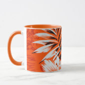 Mug Arrière - plan de fleurs d'Hibiscus (Gauche)