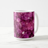 Mug Arrière - plan de Gems pourpres de Amethyst Quartz (Devant droit)