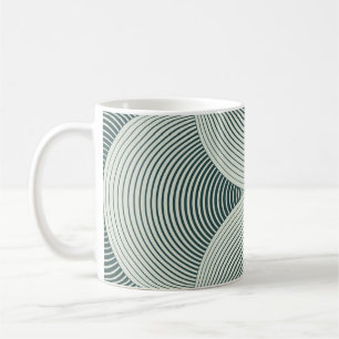 Mug arrière - plan de grille de pétales géométriques o