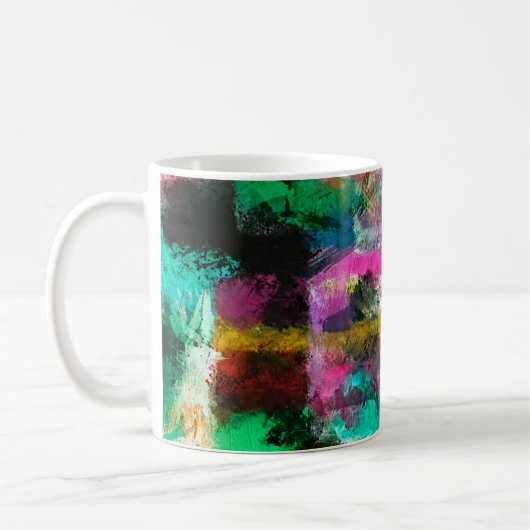 Mug arrière - plan de grunge abstrait de couleur flou (Gauche)
