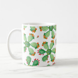 Mug Arrière - plan de jeu de cactus transparent en aqu