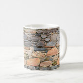 Mug arrière - plan de la texture murale en pierre phot (Devant droit)