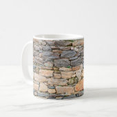 Mug arrière - plan de la texture murale en pierre phot (Devant gauche)