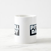 Mug Arrière - plan de noir de PAPA de PITBULL (Centre)