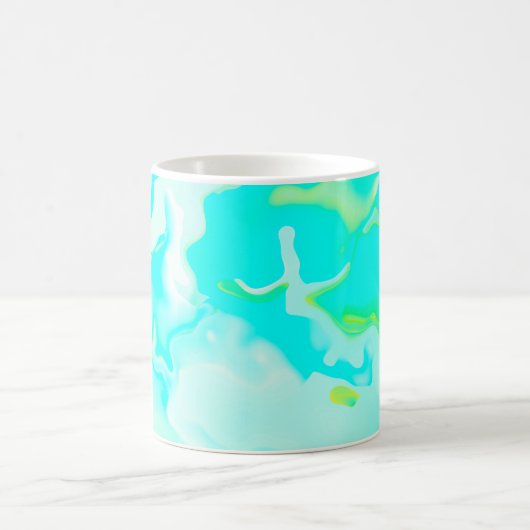 Mug arrière - plan de nuage doux Abstrait en couleur p (Centre)