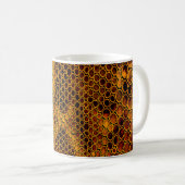 Mug Arrière - plan de peau de serpent (Devant droit)