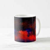 Mug arrière - plan de peinture couleur Abstraite,  (Devant droit)