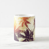 Mug Arrière - plan de plage tropical avec silhouette d (Centre)