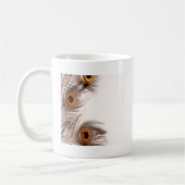 Mug arrière - plan de plumes paon (Gauche)