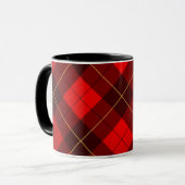 Mug Arrière - plan de tartan de Wallace (Devant gauche)