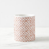Mug arrière - plan de texture de brique (Centre)
