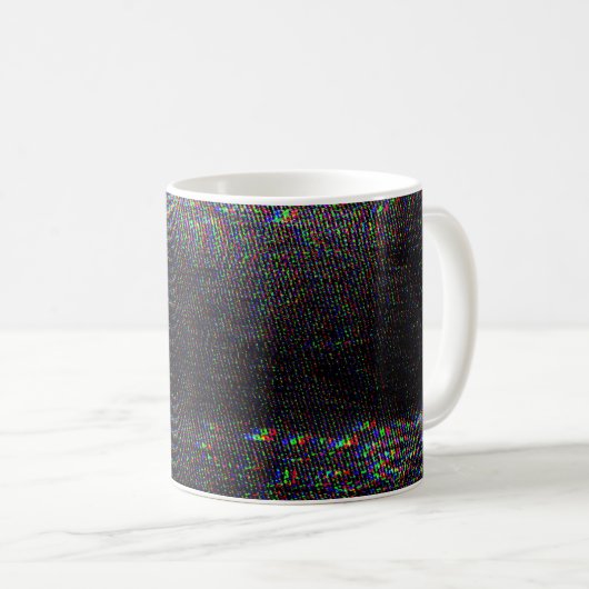 Mug Arrière - plan de texture de l'écran de test (Devant droit)