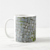 Mug Arrière - plan de texture de route de pavé rond (Gauche)