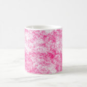 Mug Arrière - plan de texture de taches rose et blanc (Centre)