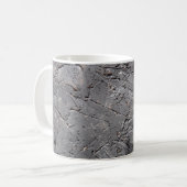Mug Arrière - plan de texture grunge foncé, paroi de p (Devant gauche)