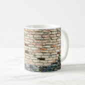 Mug Arrière - plan de texture murale en briques mélang (Devant droit)