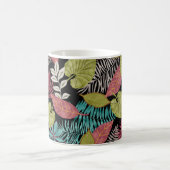 Mug Arrière - plan de texture tartane jaune blanc. mai (Centre)