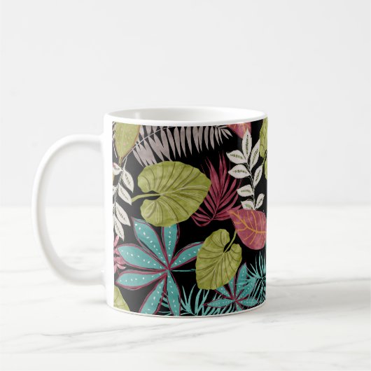 Mug Arrière - plan de texture tartane jaune blanc. mai (Gauche)