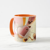 Mug Arrière - plan dénommé de conception (Devant gauche)