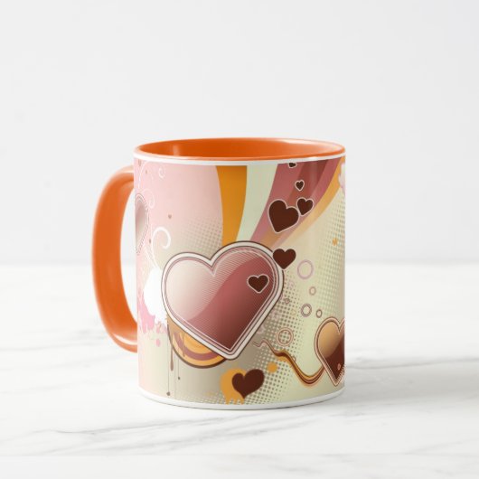 Mug Arrière - plan dénommé de conception (Devant gauche)