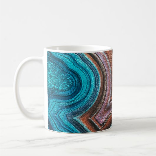 Mug arrière - plan design couleur royale vitrage fond, (Gauche)