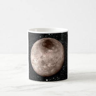 Mug Arrière - plan d'étoile de la LUNE CHARON de