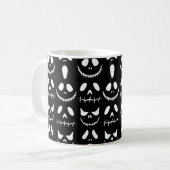 Mug Arrière - plan d'Halloween. Motif sans couture ave (Devant gauche)