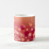 Mug Arrière - plan d'hiver avec arbre de Noël (Centre)