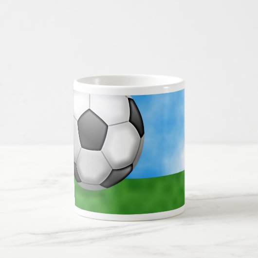 Mug Arrière - plan du football (Centre)