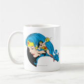 Mug Arrière - plan du profil Wonder Woman (Gauche)