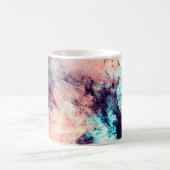 Mug arrière - plan dynamique couleur Abstrait avec écl (Centre)