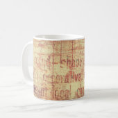 Mug Arrière - plan en aluminium vieilli (Devant gauche)