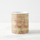 Mug Arrière - plan en aluminium vieilli (Centre)